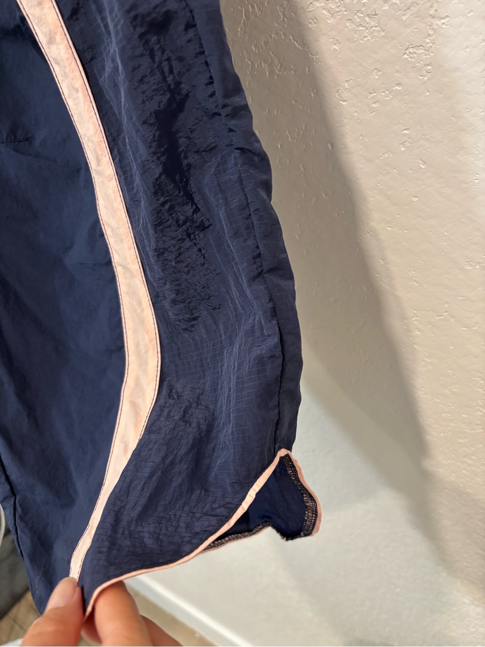 FP Movement Champ Is Here Navy/Pink Nylon Track Pants - Picture 9 of 11